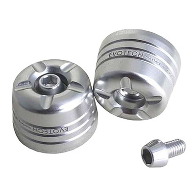 Embouts de guidon Evotech silvers Triumph Trident 660 21-24