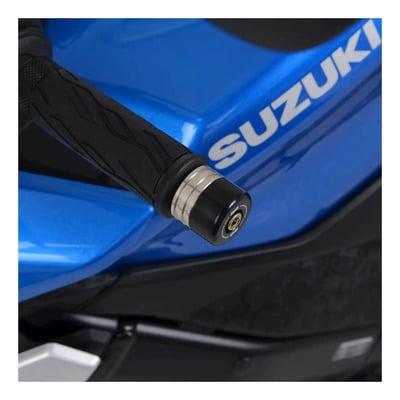 Embouts de guidon R&G Racing inox/noir Suzuki GSX-S 1000 21-23