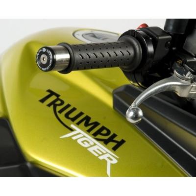 Embouts de guidon R&G Racing noir Triumph Tiger 800 11-17
