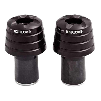 Embouts de guidon universels Evotech noirs