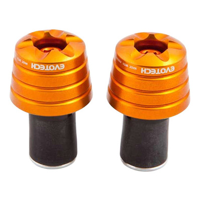 Embouts de guidon universels Evotech oranges