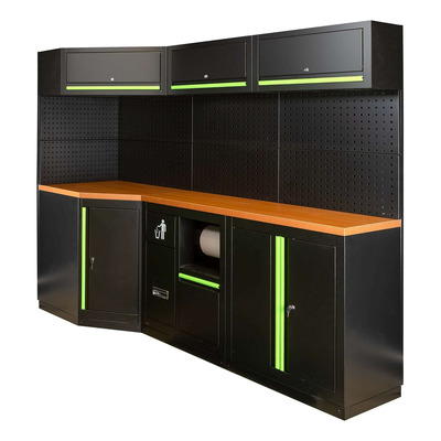 Ensemble de meubles d’atelier JBM SERIE518 modulaire 22 pièces