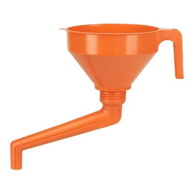 Entonnoir plastique Pressol orange avec bec rigide WAL Ø 160mm