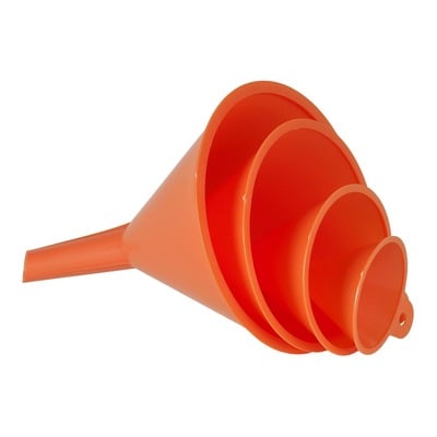 Entonnoir plastique Pressol orange Ø 50-75-100-120mm