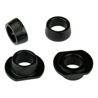 Entretoises Silent-Blocs de Pontets de Guidon SCAR Aluminium Anodisé Noir pour KTM SX/SXF dès 2023
