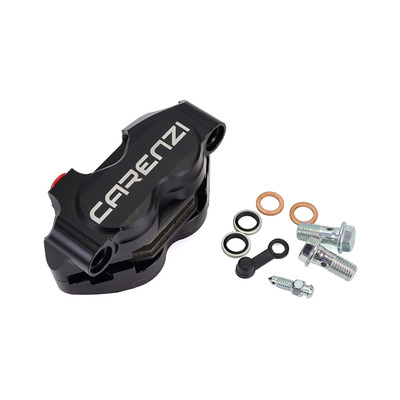 Étrier de frein avant radial noir Carenzi 4 pistons