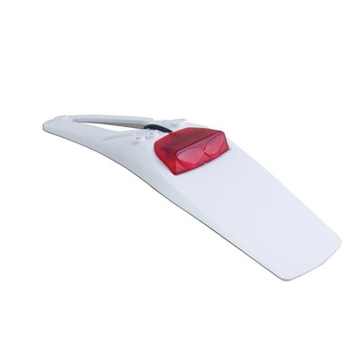 Extension de garde boue arrière RTech blanc avec LED intégrées