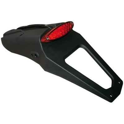 Extension de garde boue arrière RTech noir homologué avec LED intégrées