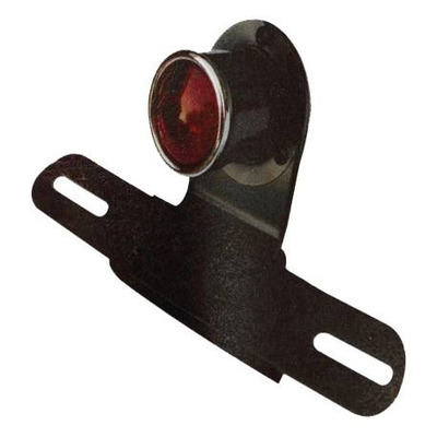 Feu arrière avec support de plaque V Parts Daytona noir universel