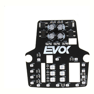Feu arrière Evok Iron LED 22 leds Vespa 125 Primavera