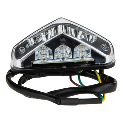 Feu arrière universel Replay à leds triangle blanc