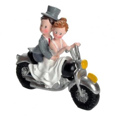 Figurine mariage Booster Motorbike 13cm