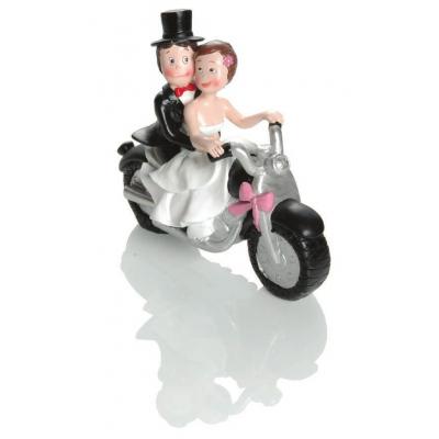 Figurine mariage Booster Motorbike 17cm
