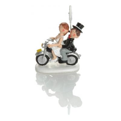 Figurine mariage Booster Motorbike 8cm
