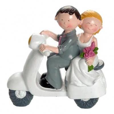 Figurine mariage Booster Scooter 12cm