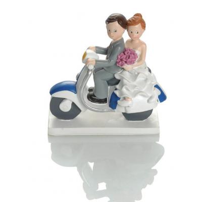 Figurine mariage Booster Scooter 15cm