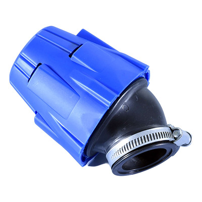 Filtre à air Polini Air Box bleu incliné 30° Ø32