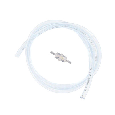 Filtre à essence cylindrique D.6 avec durite transparente 5x8 1m