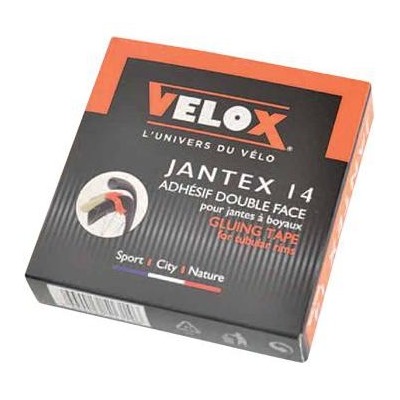 Fond de jante adhésif Velox Jantex 14 pour boyau sur jante carbone (18mm) pour 2 roues