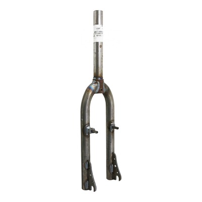 Fourche rigide vélo BMX pivot lisse 1"1-8 blocage rapide et frein V-brake