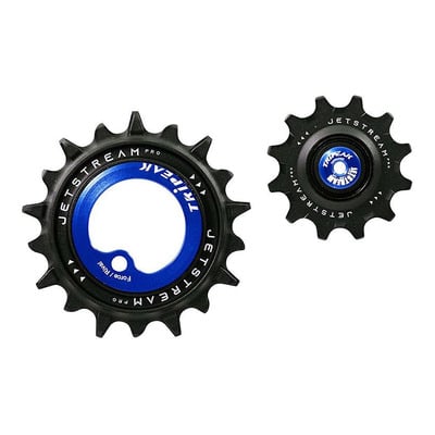Galets de dérailleur Tripeak AOPW céramic 12v 12-18 dents bleu - Sram AXS Force / Rival