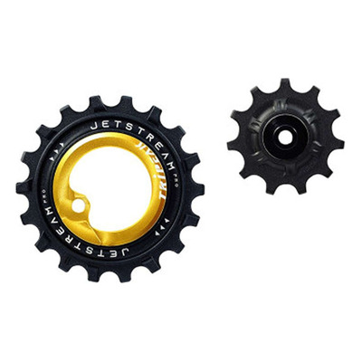 Galets de dérailleur Tripeak AOPW céramic 11v 12-18 dents or - Shimano Ultegra