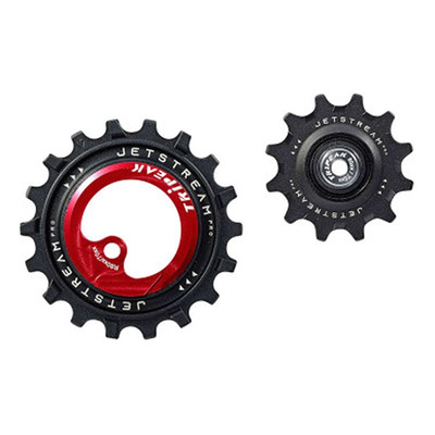 Galets de dérailleur Tripeak AOPW céramic 12v 12-18 dents rouge - Sram AXS Force / Rival