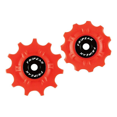 Galets de dérailleur Tripeak G5 céramic 10-11v 11 dents rouge – Shimano/Sram
