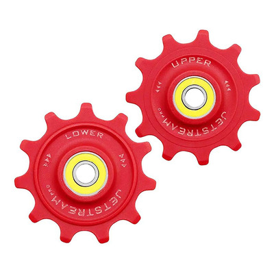 Galets de dérailleur Tripeak G5 céramic 12v 11 dents rouge - Shimano Dura-Ace/Ultegra/105