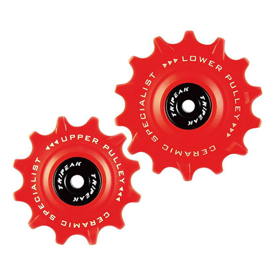 Galets de dérailleur Tripeak G5 céramic 12v 12-14 dents rouge – Sram eTap AXS