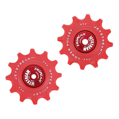 Galets de dérailleur Tripeak G5 céramic 12v 12 dents rouge – Sram eTap AXS
