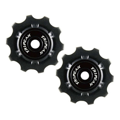 Galets de dérailleur Tripeak céramic 10-11v 11 dents noir – Shimano/Sram