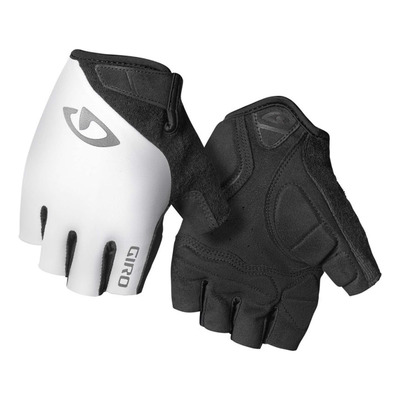 Gants court Giro Jag blanc femme
