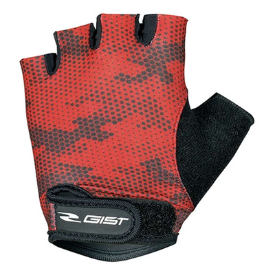 Gants Court Vélo Enfant Gist Rouge et Noir