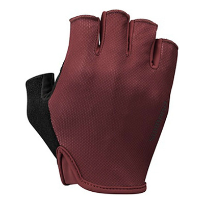 Gants Courts Shimano Airway Rouge Foncé