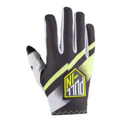 Gants cross enfant Pull-in Challenger gris/lime