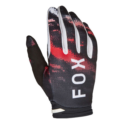 Gants cross Fox Racing 180 Kairos white/red fluo