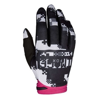 Gants cross Fox Racing Digi Image black/pink