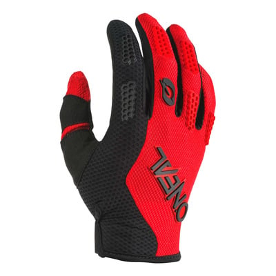 Gants cross O’Neal Element Racewear V.24 noir/rouge