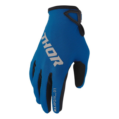 Gants cross Thor Ridemode Static blue