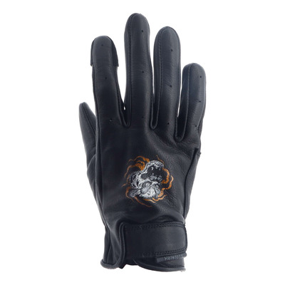 Gants cuir femme Helstons Feline noir