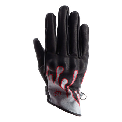 Gants cuir femme Helstons Rody Air noir/gris/rouge