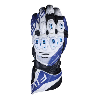 Gants cuir Five RFX1 Evo white/blue