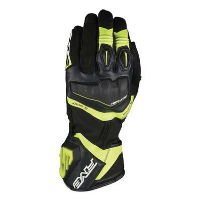 Gants cuir Five RFX4 Evo WP black/fluo yellow