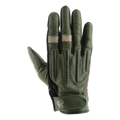 Gants cuir Helstons Leo Air kaki/marron