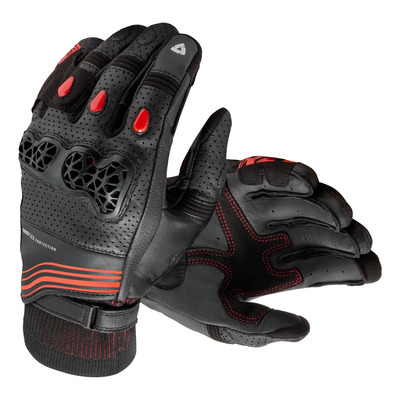 Gants cuir Rev’It Positron black/red