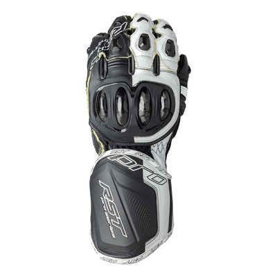 Gants cuir RST Pro Series GP D3O noir/blanc