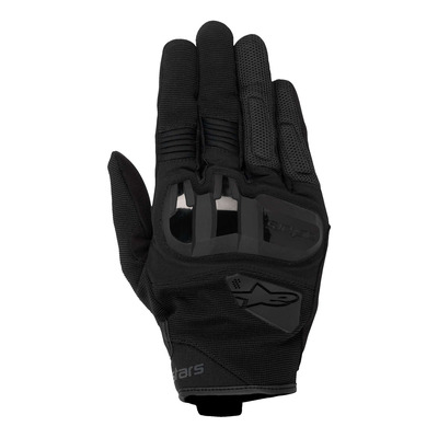 Gants cuir/textile Alpinestars Chrome V2 black/asphalt