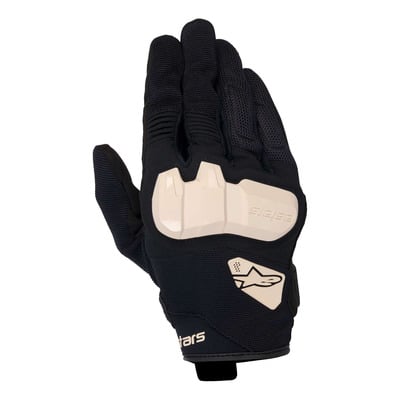 Gants cuir/textile Alpinestars Chrome V2 black/almond