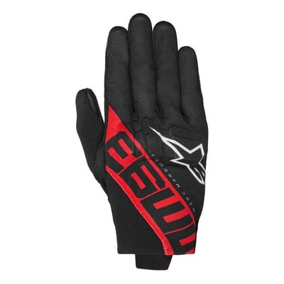 Gants cuir/textile Alpinestars MM93 Reef V2 black/bright red